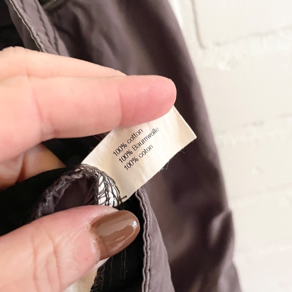 Vintage Anthropologie x Sandwich_ Y2K Cargo pants Brown Pockets 100% cotton 34 - Picture 11 of 13